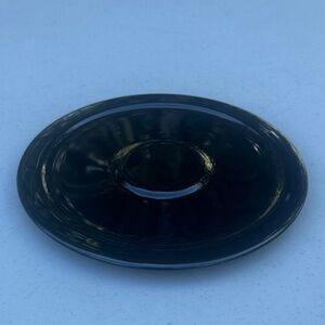 Rosenthal Künstlertasse Nr 26 Elegant Black Glass Plate Saucer Jan van der Vaart